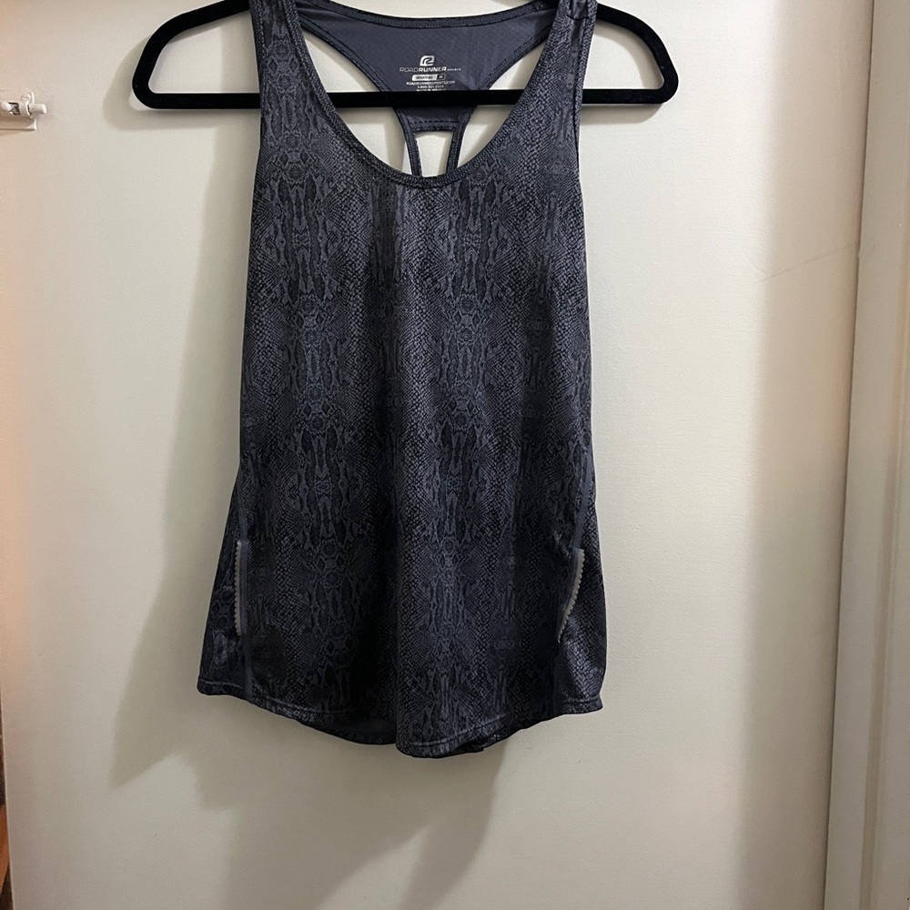 Snake print workout tank